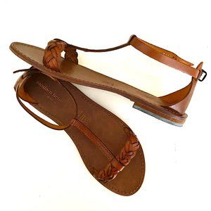 Modern Fiction Leather Sandals, size 41